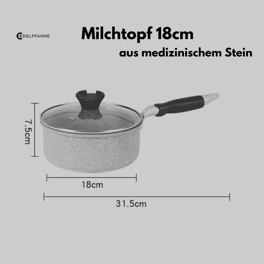 Bratpfanne & Wokpfanne & Milchtopf aus medizinischem Stein