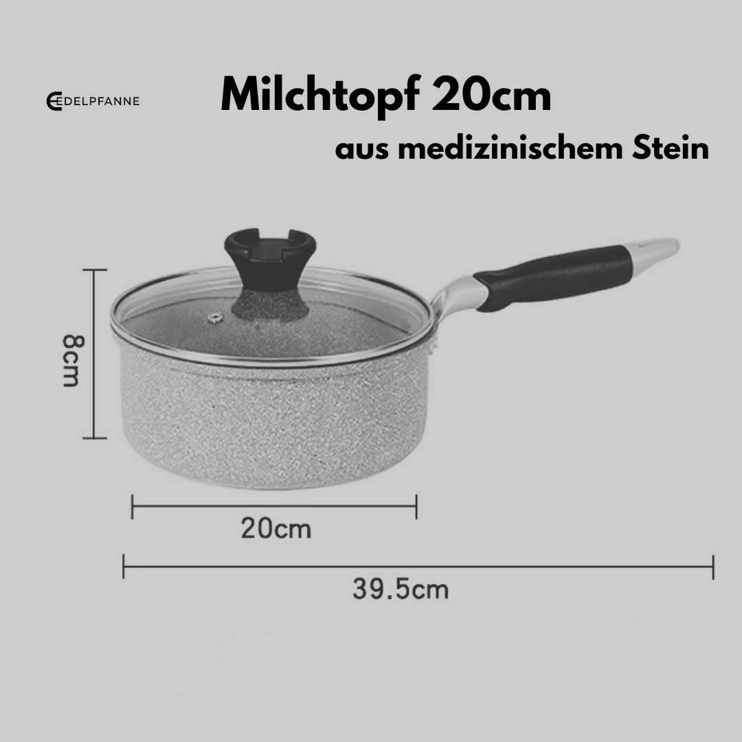 Bratpfanne & Wokpfanne & Milchtopf aus medizinischem Stein