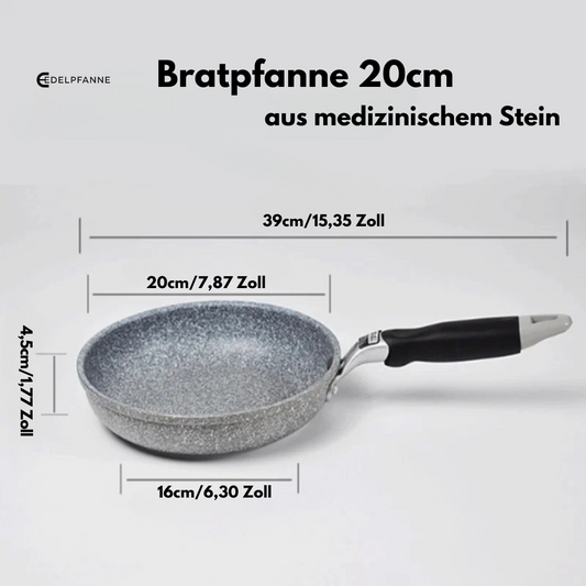 Bratpfanne & Wokpfanne & Milchtopf aus medizinischem Stein